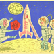 Illustration for article titled Space-Themed Soviet Postcards Are a Cosmic Delight